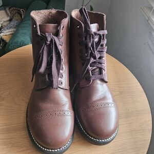 U.S. Army Black and Brown Leather Boots